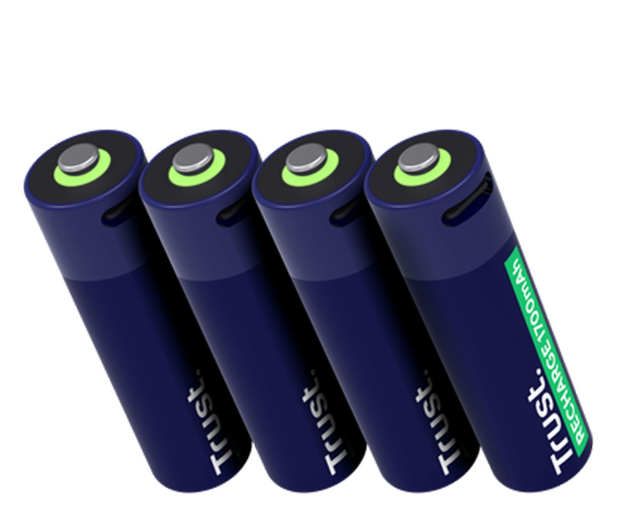 TRUST USB-C RECHARGEABLE BATTERIES 4P - AA - 1321010 - zdjęcie 3